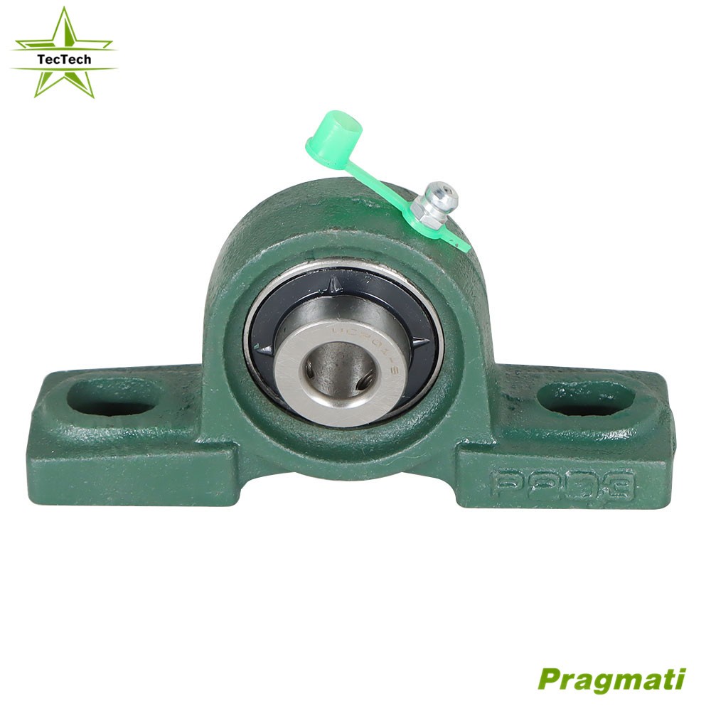 4 Pcs UCP201-8 1/2" Bore Solid Base Pillow Block Bearing Self Aligning 2 Bolt