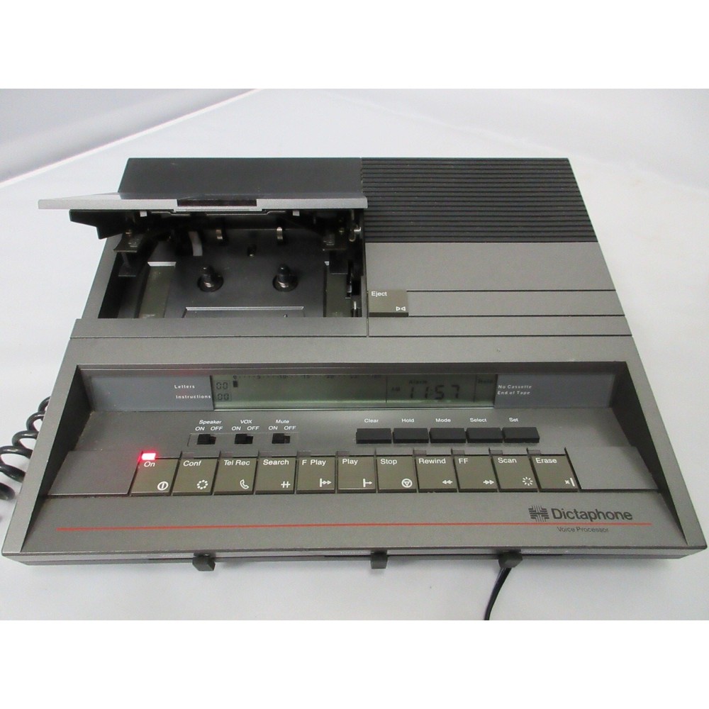 DICTAPHONE 2720 w/ extras Transcriber Voice Processor -UNTESTED SELLING AS PARTS
