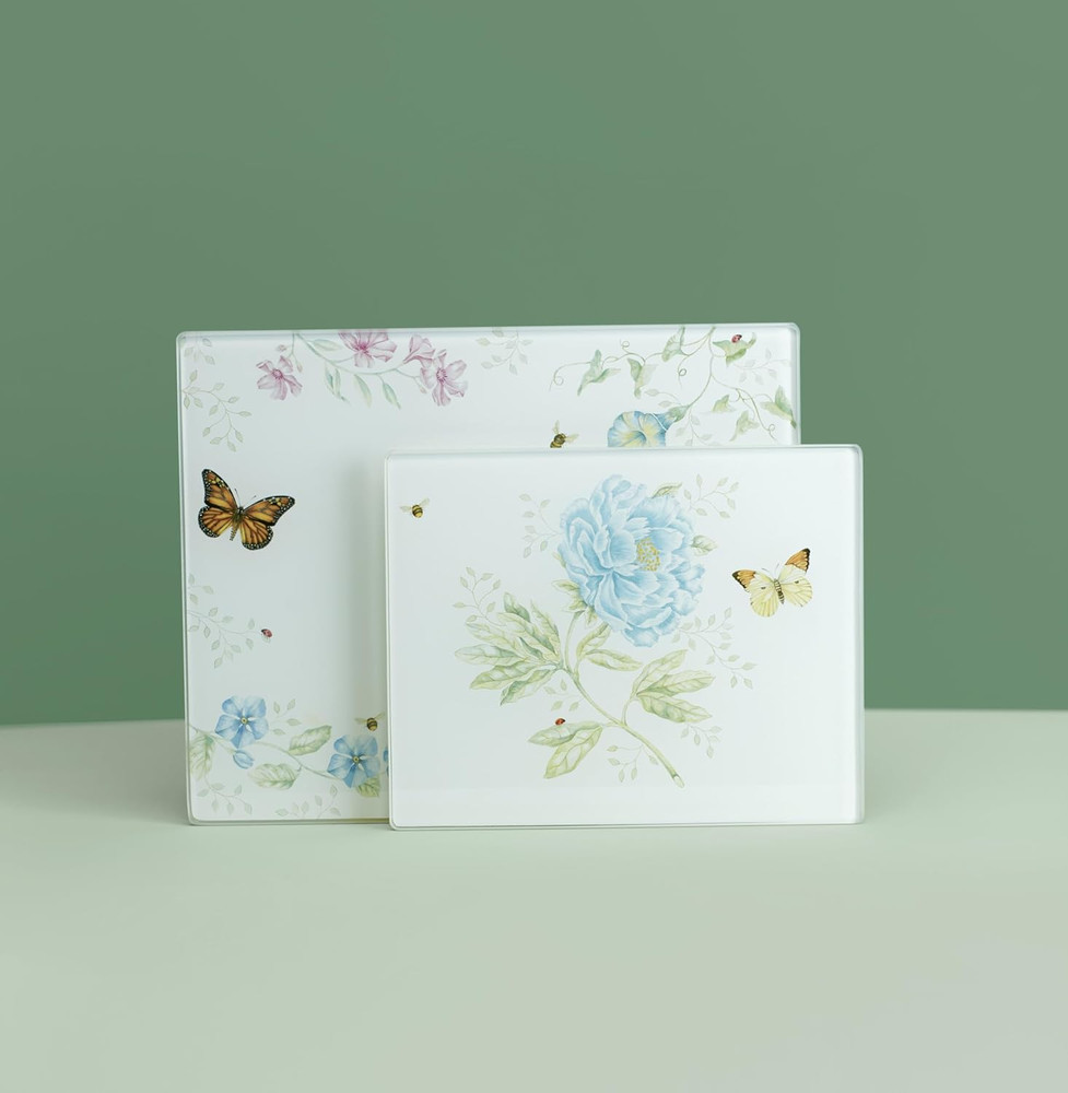 Butterfly Meadow Prep Board, Glass, Small