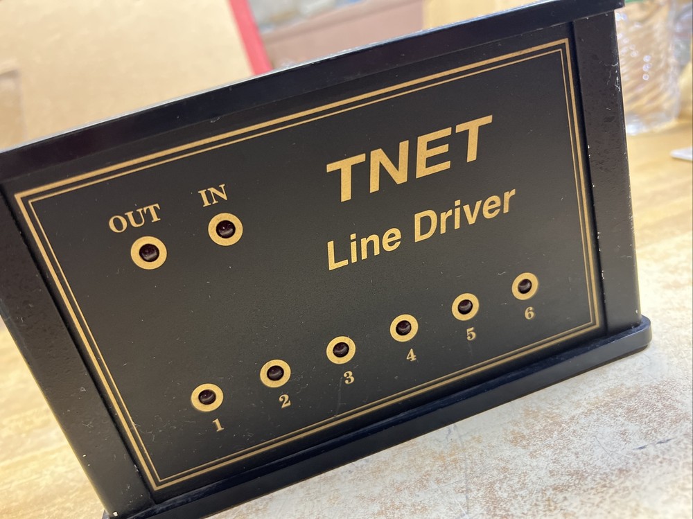 RARE TNET Line Driver 6 Input LED Data Communication Terminal Connector # TLD2