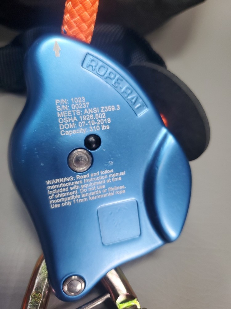 Falltech Tower Climber 6.5' Adjustable Positioning Lanyard Orange