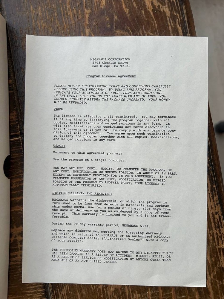 MegaForm for Macintosh Vintage Software Complete Box Manuals Disks