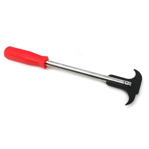 Oil Seal Disassembly Wrench Puller, Seal Puller Tool with Dual Hook Tips Red