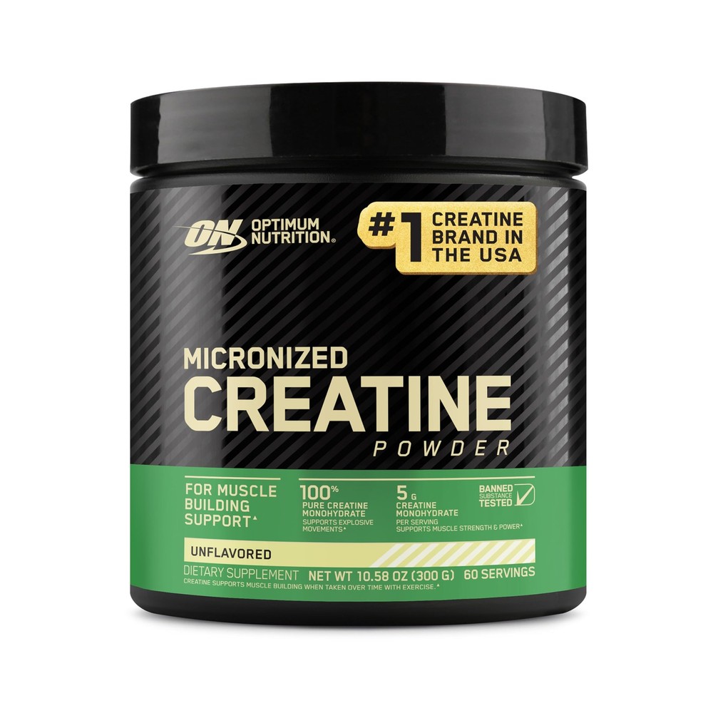 Optimum Nutrition Micronized Creatine Monohydrate Powder Unflavored 60 Servings