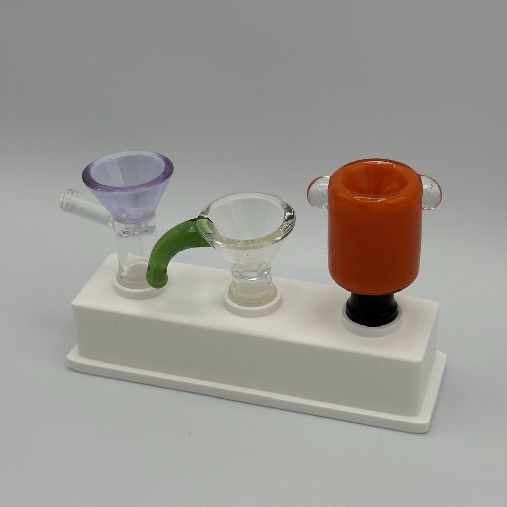 14mm 3 Piece Slide Stand Display Organizer - White