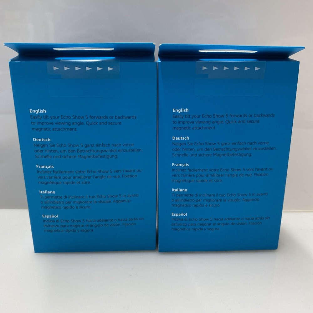 2X Echo Show 5 Adjustable Stand - Black 1 Piece Each