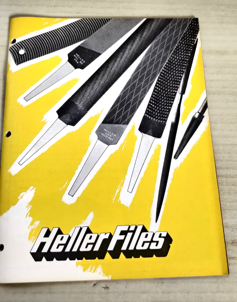 MINT!! 1970  HELLER FILES  Catalog   Tools   USA   C1