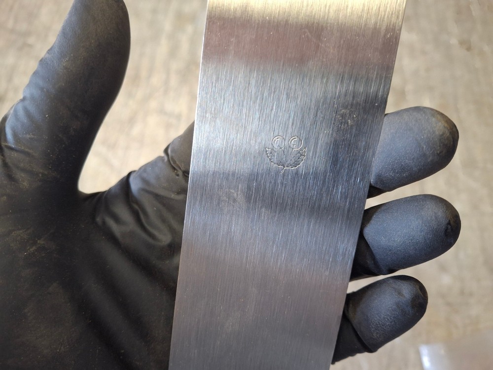 (3) Two Cherries Kirschen Rectangular Gooseneck Hollow Round Cabinet Scraper