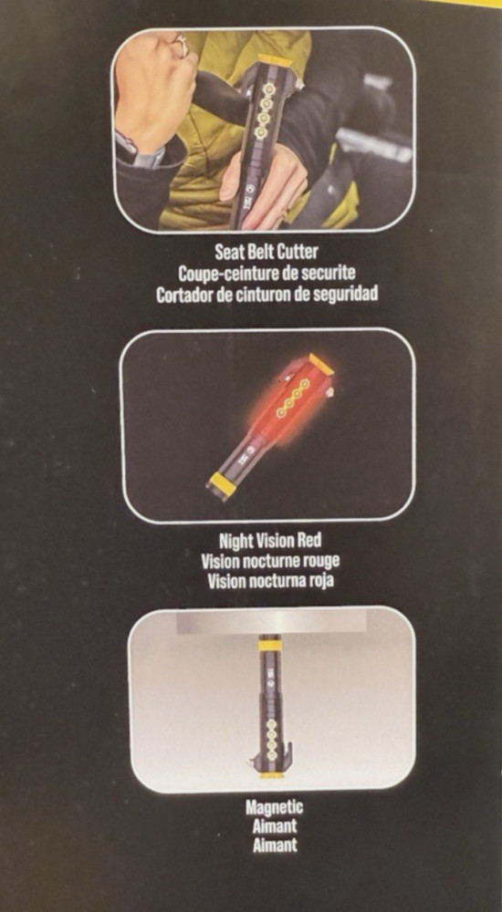 Rechargeable 1000LM Emergency Flashlight Magnetic Work Light Tool 1PC No Box-NEW