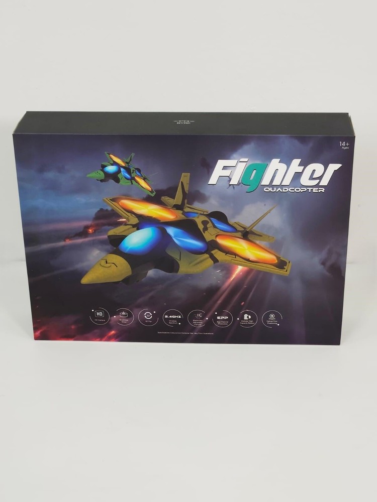 Fighter Quadcopter Jet Drone HD Camera Brushless Motor FPV Flight