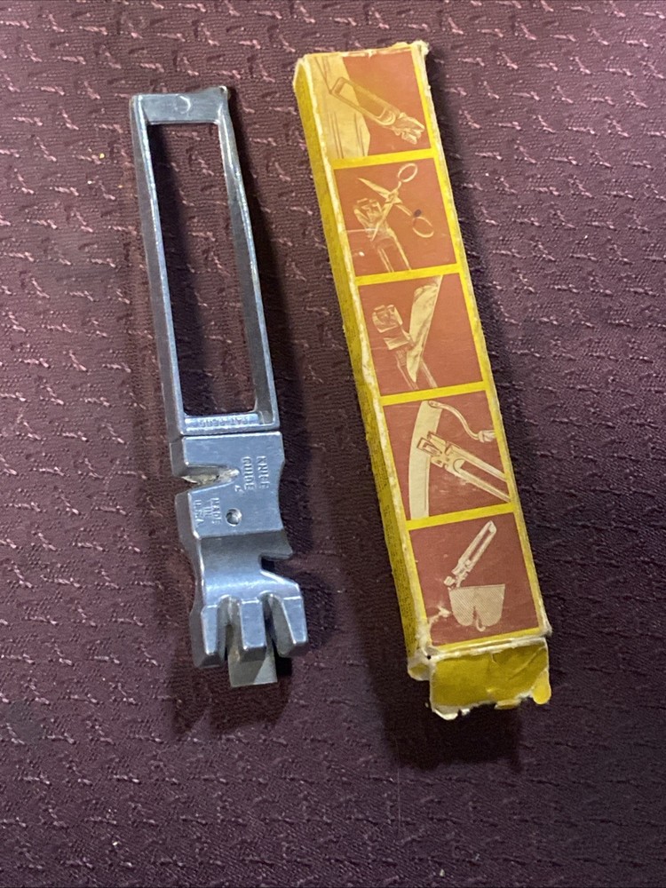 Vintage Selectool Master Sharpener Box And Instructions