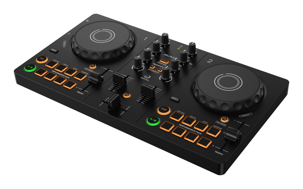 DDJ-FLX2:  ​Compact 2-Channel DJ controller - AlphaTheta