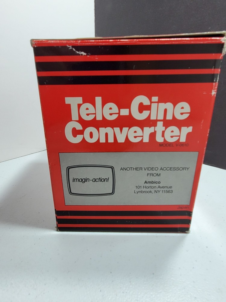 Vintage Tele-Cine Converter Ambico Video