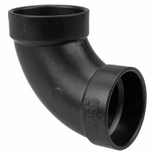 2" inch ABS 90 Degree Elbow Socket DWV 90 Hub x Hub