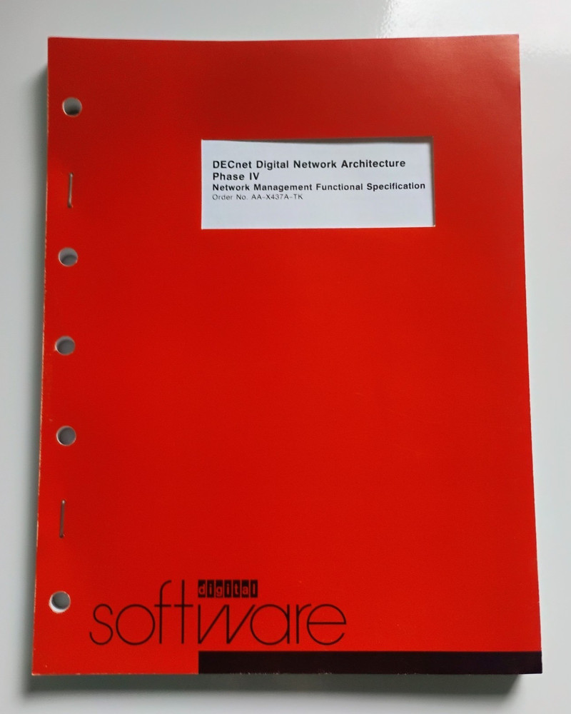 DECnet Digital Network Architecture Phase IV Network Management Functional Spec.