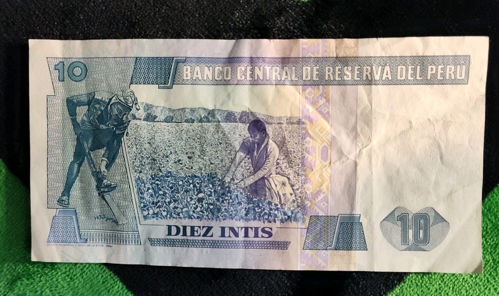 1987 Peru 10 Intis A4844729M