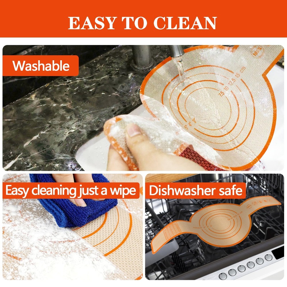UBeesize Thickened Silicone Bread Sling, Reusable Sourdough Bread Baking Mat For