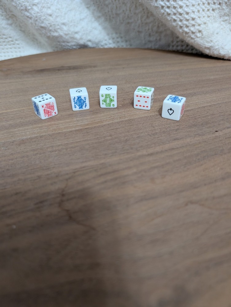 918 Vintage Poker Dice Set