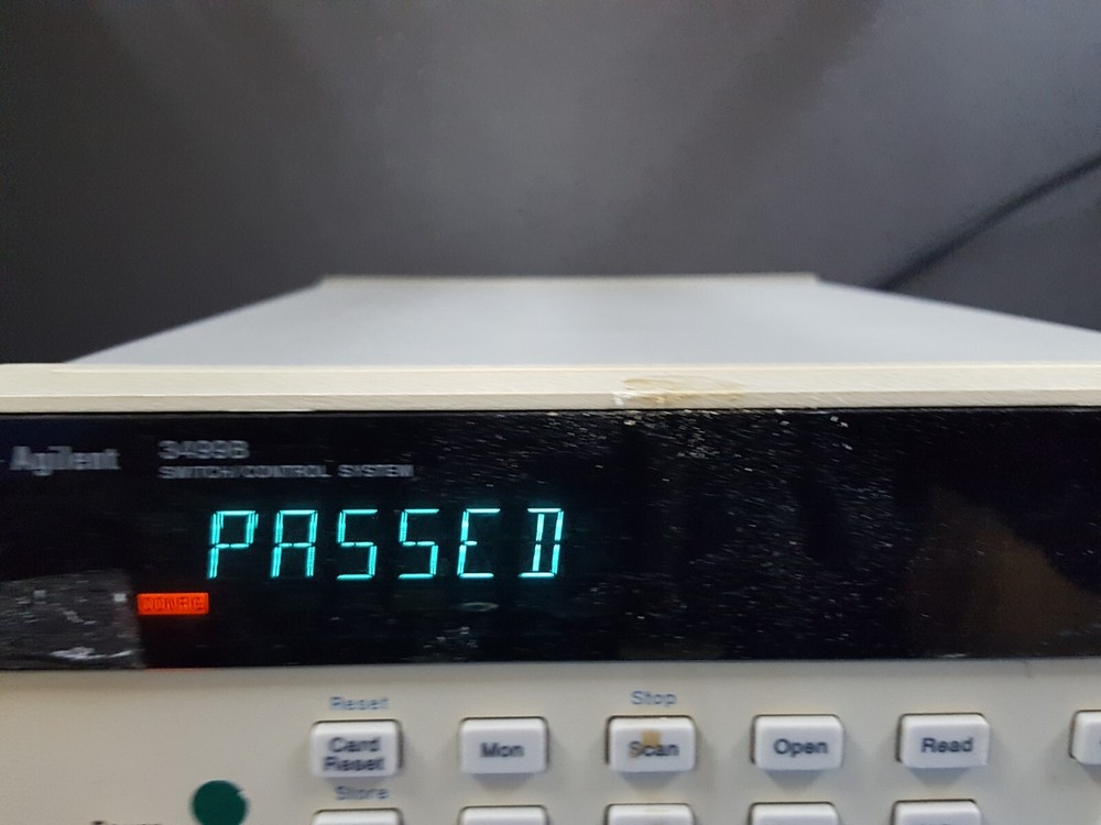 Agilent 3499B: Switch / Control System Main Frame (0477)