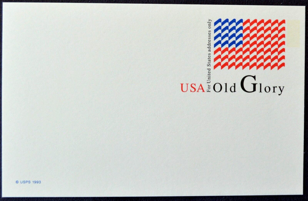 1995 US Sc. #UX199 mint postal card, 20 cent, sharp corners, excellent shape