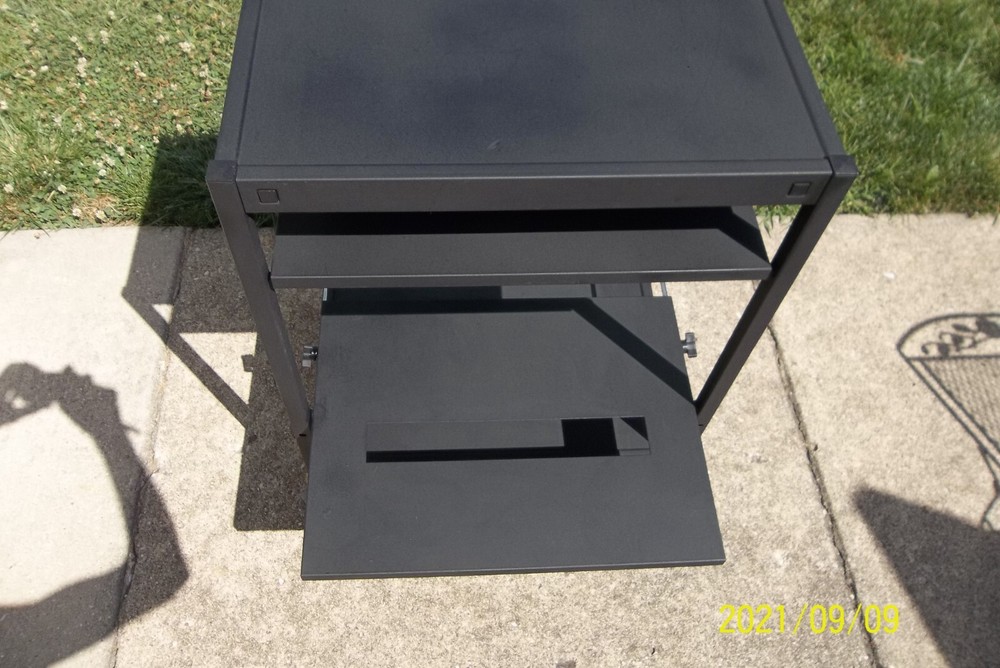 Cart Presentation for PC Steel Frame Mobile Locking Wheel BLK