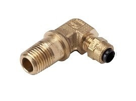 DCI 1/4" Poly x 1/4" Long MPT Elbow