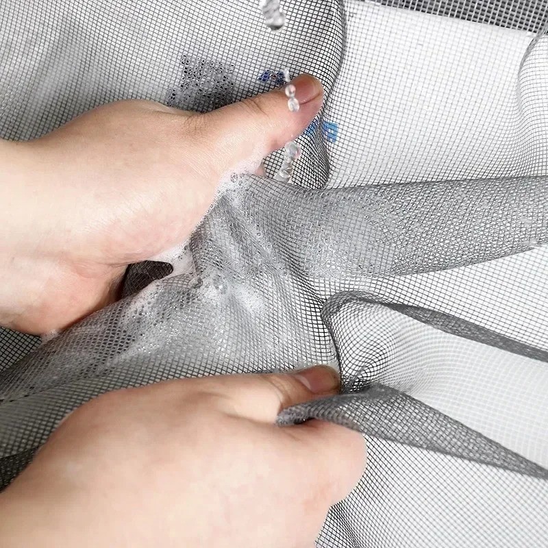 1 Pc DIY Mosquito Net Window Screen Self Adhesive Mesh Fly Bug Net Curtain - NEW