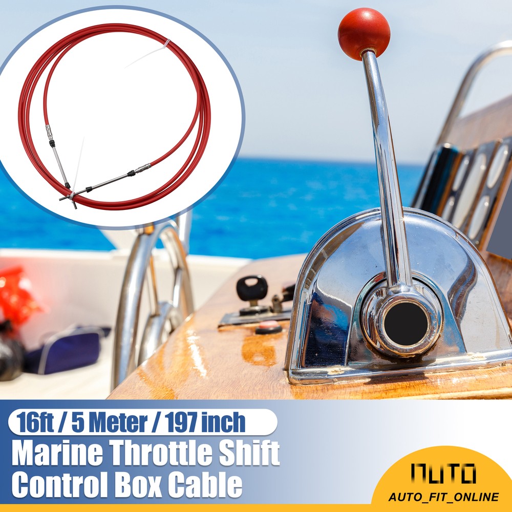 16ft 197 Inch Marine Type Shift Remote Control Box Cable One Custom for Yamaha