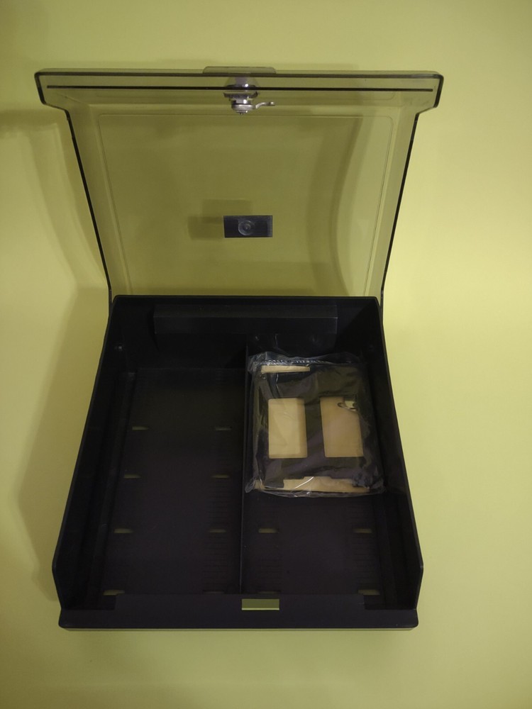 Micro Disk File Storage Container Verbatim For 3.5” Storage Disks Lockable Case