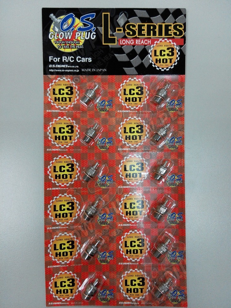 O.S Glow Plug LC3 (12pcs)