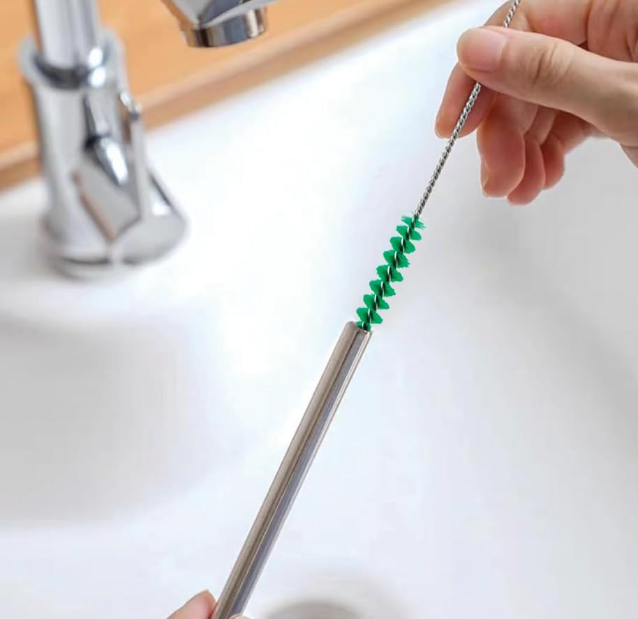 Libman Bottle & Dish Brush Kit | Cleaning Brushes for Kitchen Use | Straw Brush
