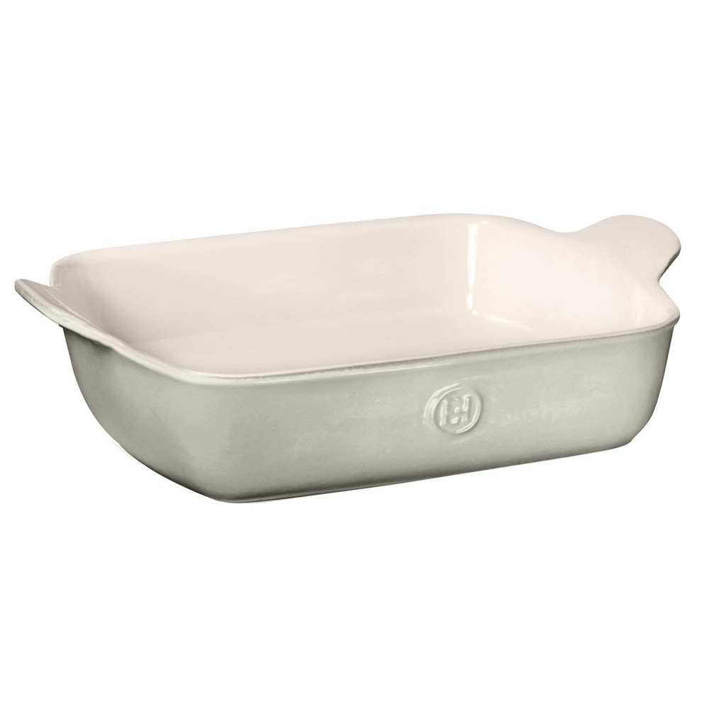 Emile Henry HR Modern Classics Rectangular Baking Dish 11" x 8", Pearl Gray