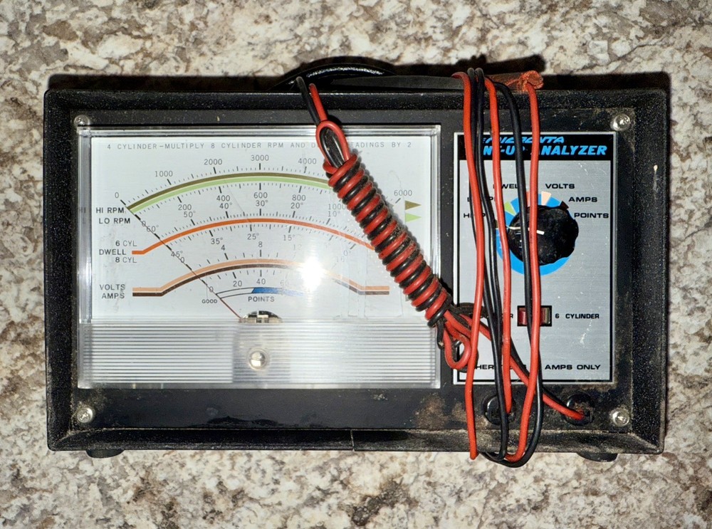 VINTAGE MICRONTA TUNE-UP ANALYZER UNTESTED