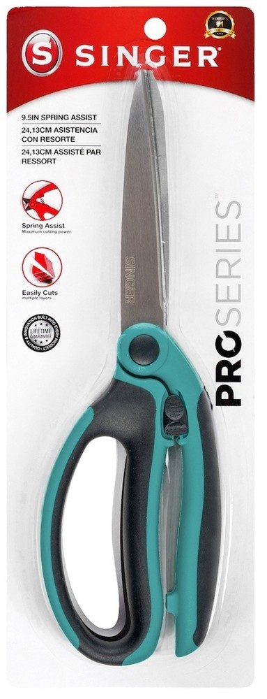 Singer Notions 00565 Pro Series Spring Handle Scissors 9.5"-