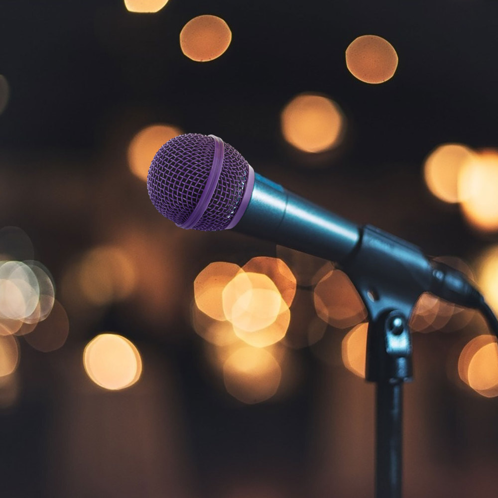 4 Pcs Sm58 Microphone Head Grill Replacement Colored Grille