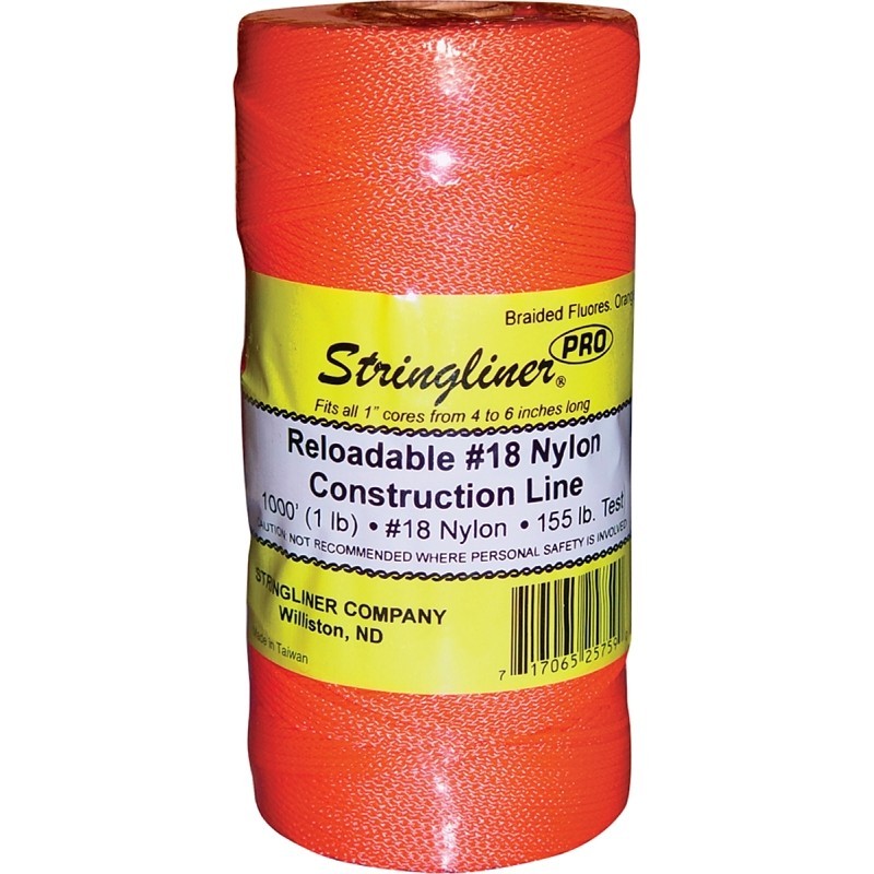 Stringliner Pro Series 35759 Construction Line, #18 Dia, 1000 ft L, 165 lb Worki