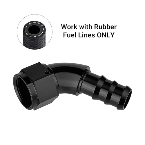 Push Lock Fitting One Piece Full Flow Hose End 12AN 60 Degree