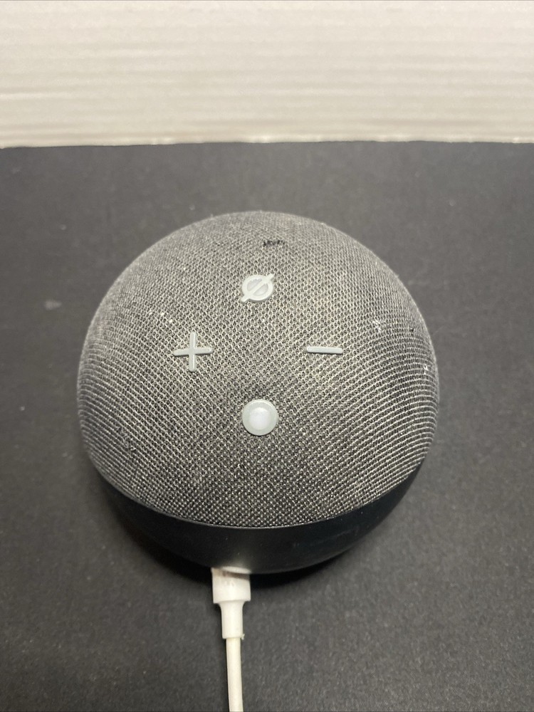 Amazon Echo Dot (4th Gen.) Smart Speaker - Charcoal Black Pre-Owned Tested 🔥