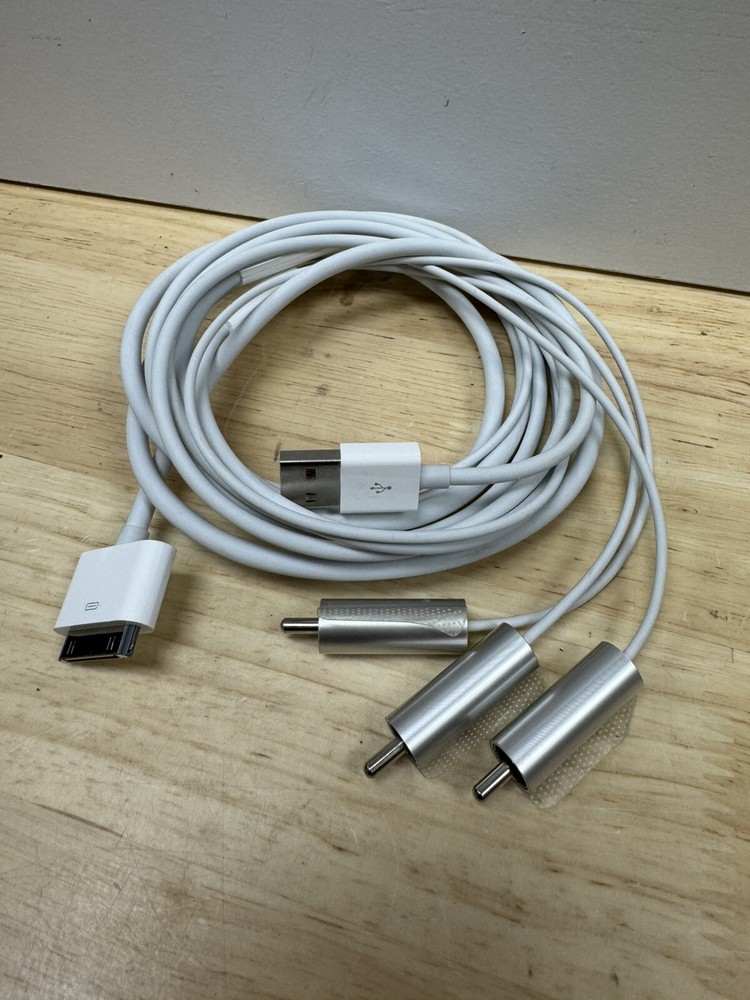 Original Genuine Apple MC748ZM/A Composite AV Cable