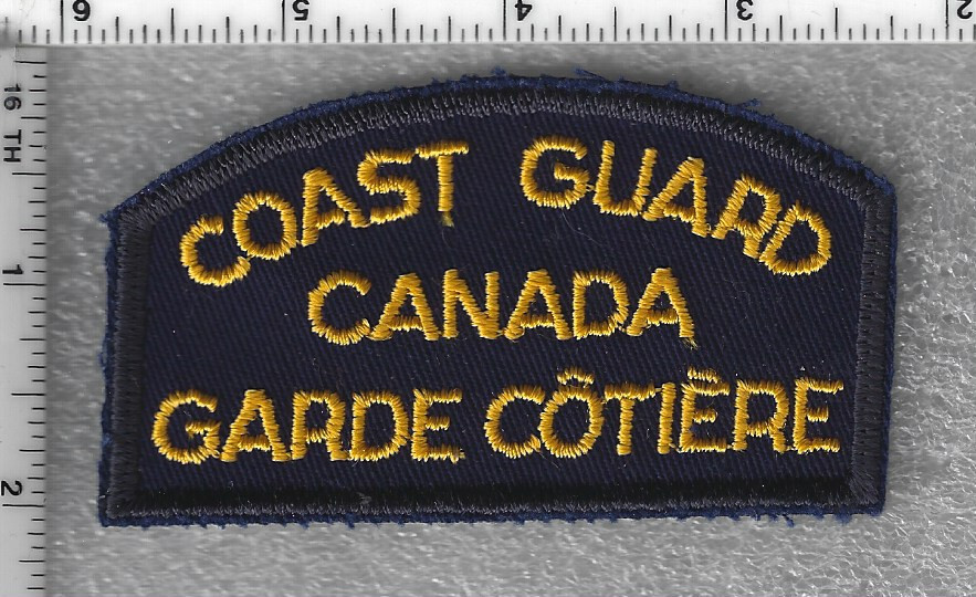 Coast Guard - Garde Cotuere  (Canada)   Shoulder Patch