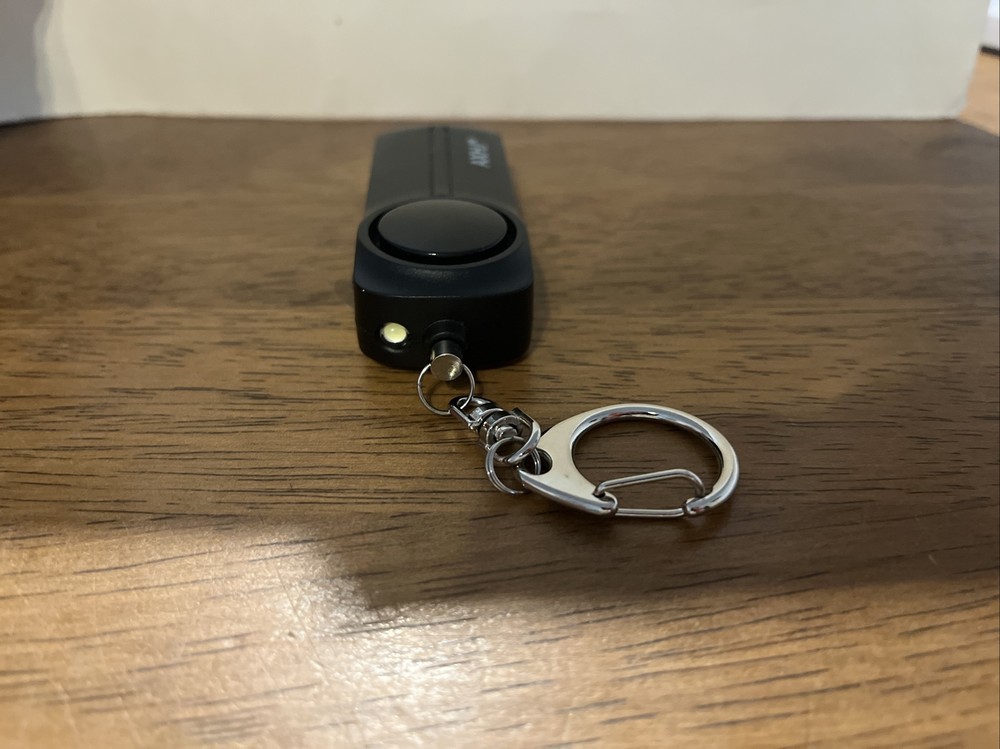 Personal Safety Alarm Keychain With Flashlight Self Defense Security Device