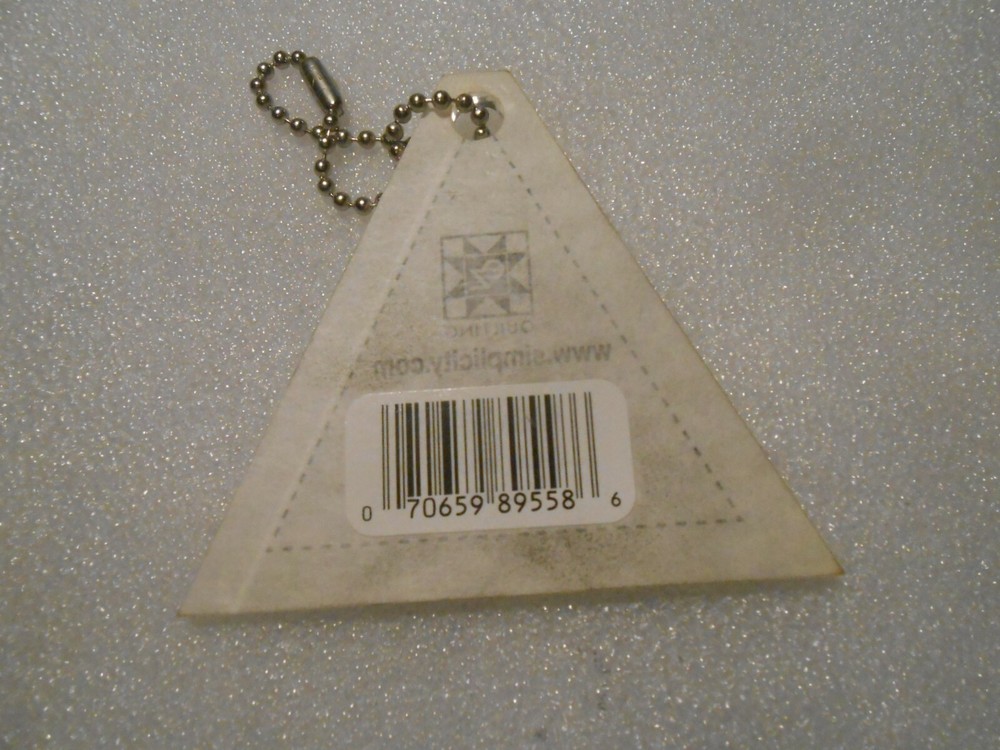 EZ Quilting Simplicity Mini Triangle Key Chain Template