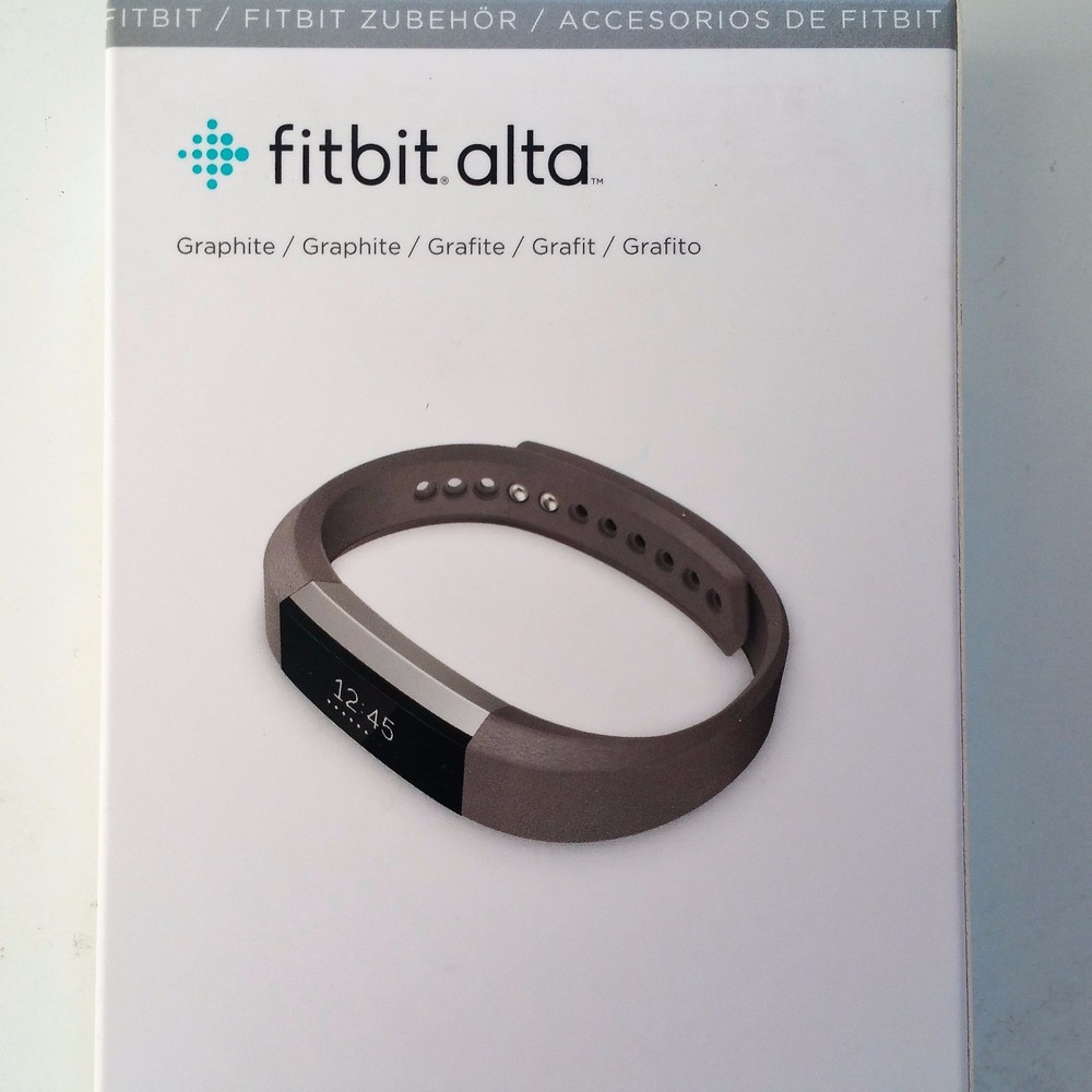 Fitbit Alta Leather Band Replacement Accessory Small Grey OEM New Sealed!