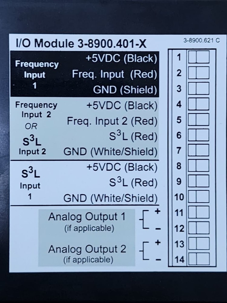 I/O MODULE 3-8900.401-X GF SIGNET MULTI-PARAMETER CONTROLLER 3-8900.401-X