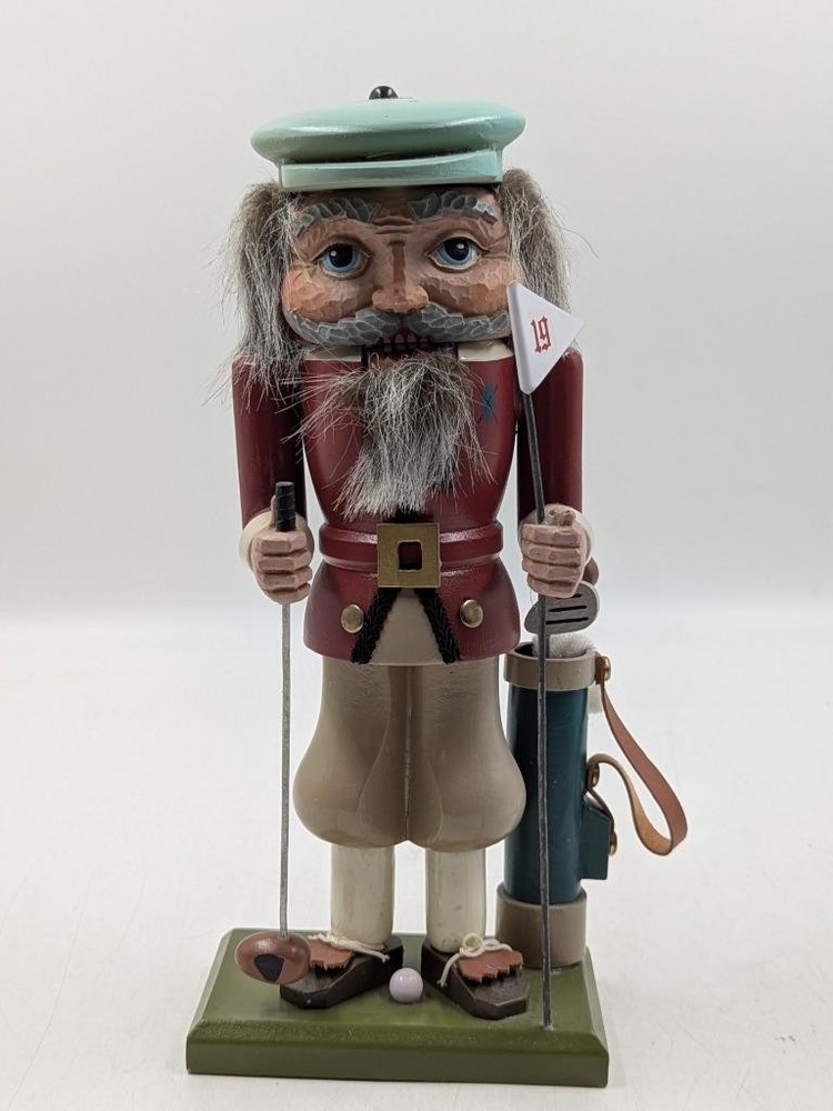 BRN Design 11.5” Nutcracker – Golfer 19th Hole