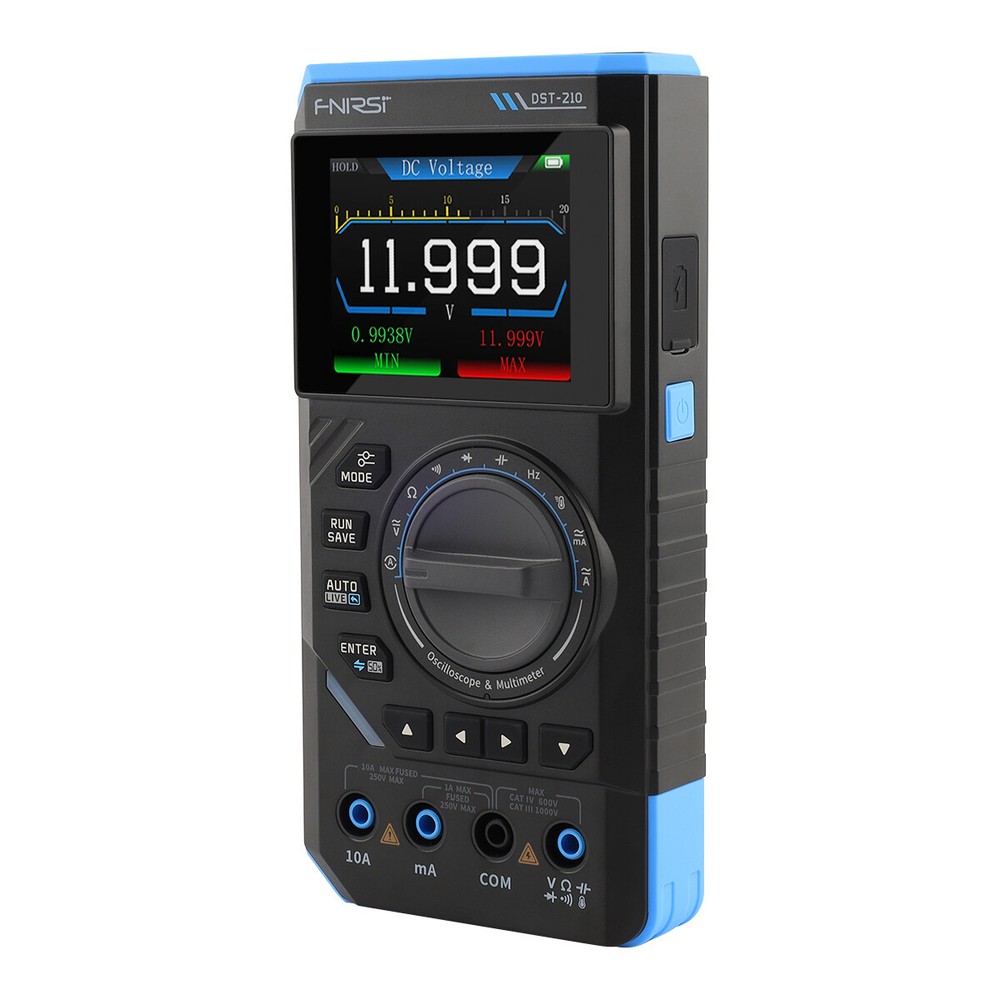 FNIRSI DST210 Handheld Digital Oscilloscope Multimeter+Function Signal Generator