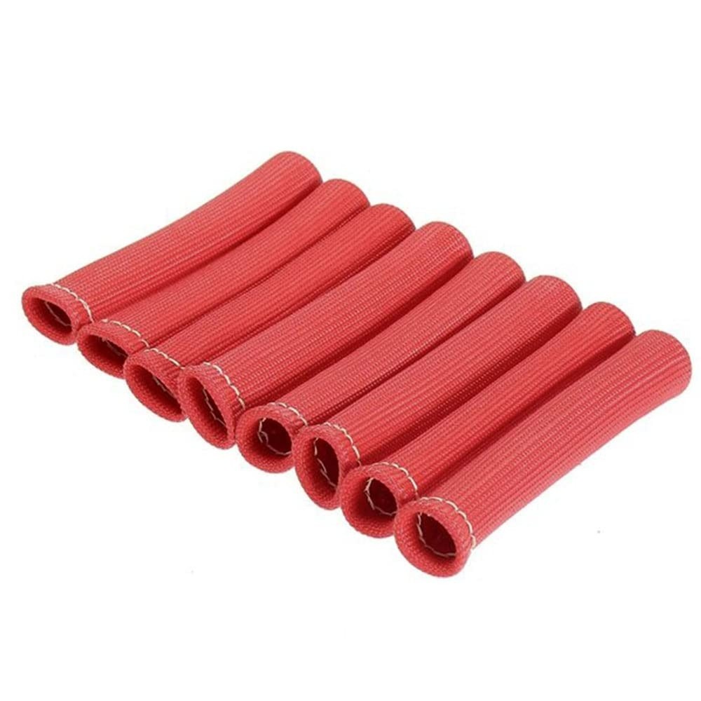 Spark Plug Wire Heat Shield 8pcs 2500° Spark Plug Heat Shield Sleev... Fast
