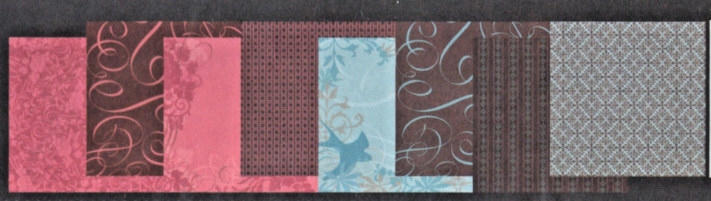 BareElements ANTHOLOGY SCRAPBOOK KIT (8) 12x12 Papers (3) Sticker Sheets