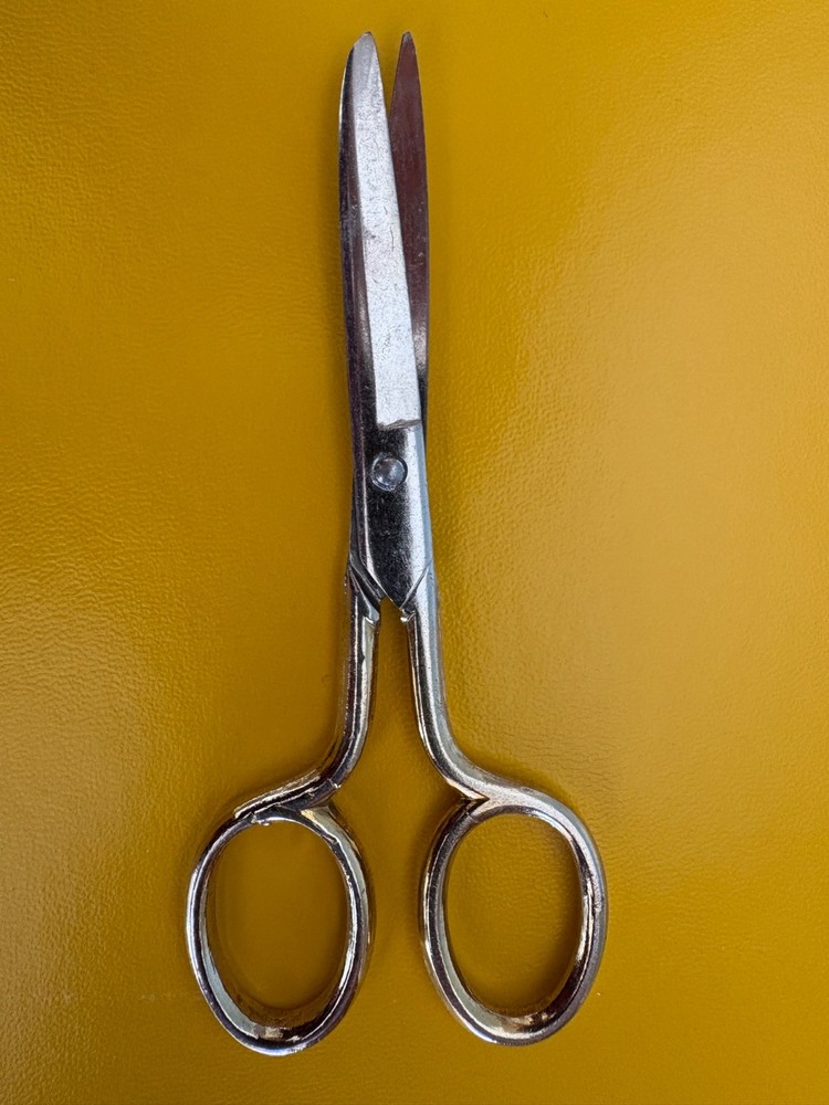 Vintage Palm Tree Logo German Scissors 5” Sewing