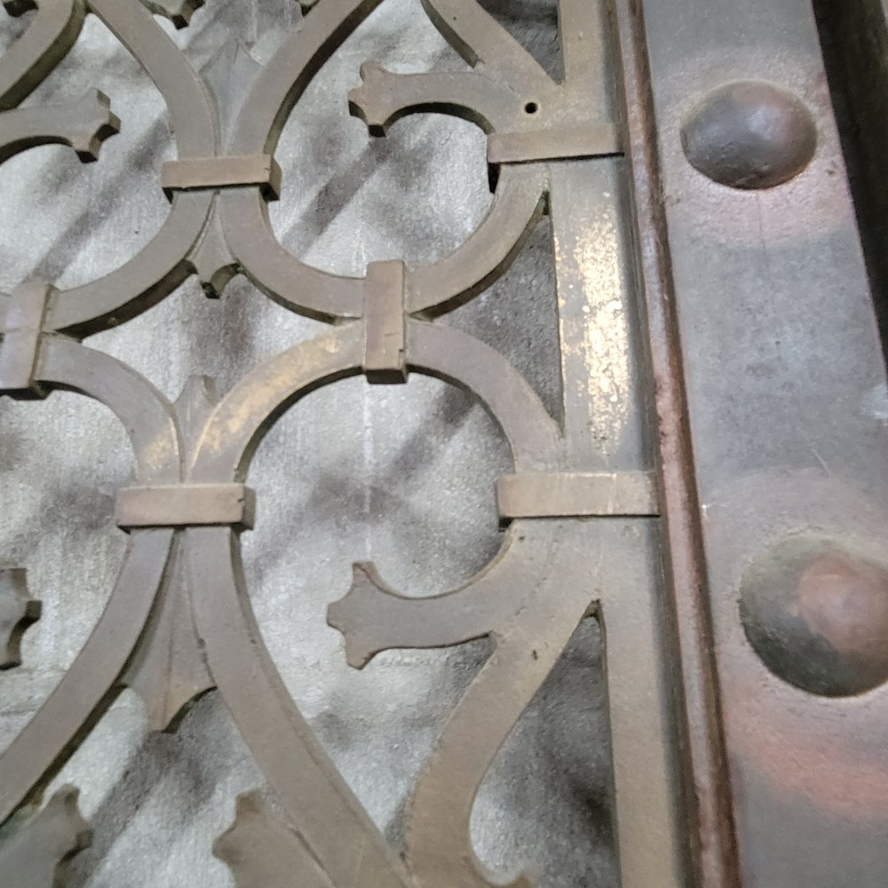 Architectural Salvage Designer Solid Cast Brass Panels Dividers Doors Antique